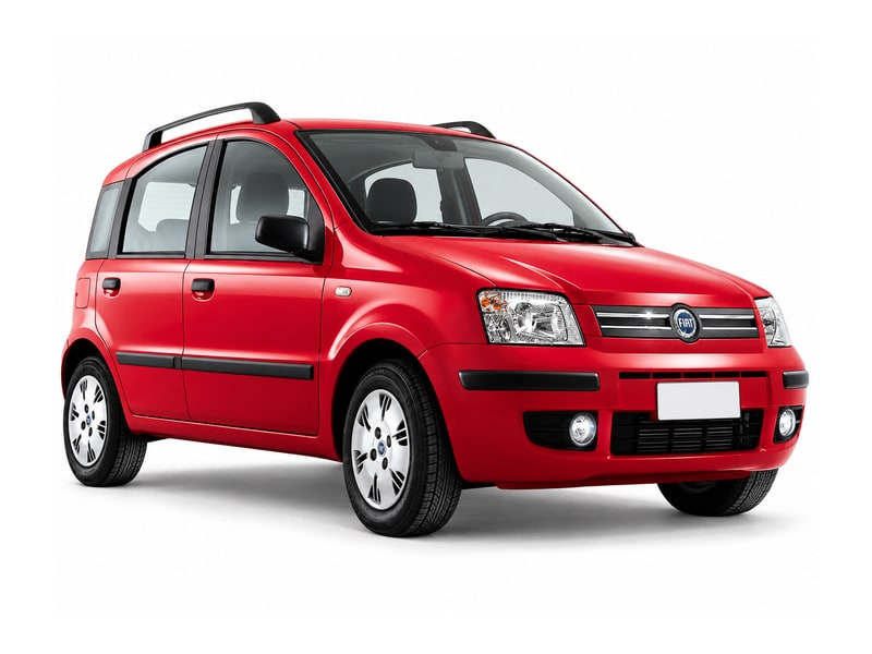 Red Fiat Panda